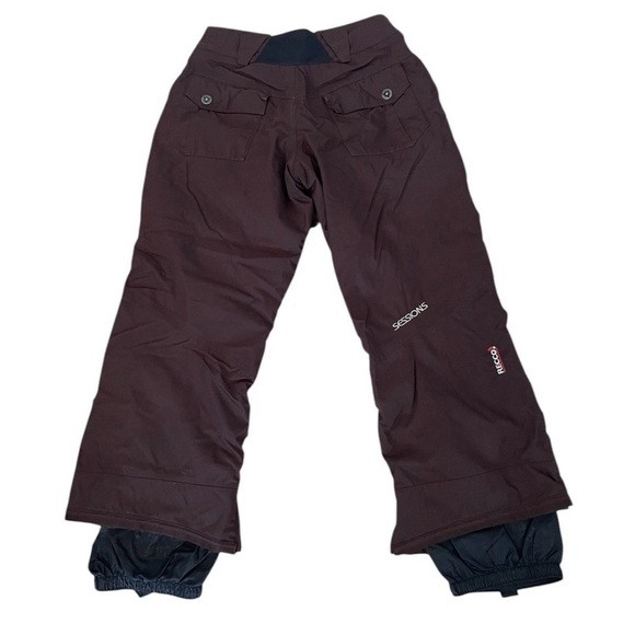 Sessions Ridge Series Snow Ski Snowboard Pants Cargo Brown - Size Small Woman’s - Picture 2 of 16